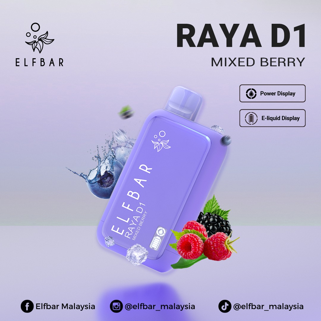 Elfbar Raya D1 Mixed Berry
