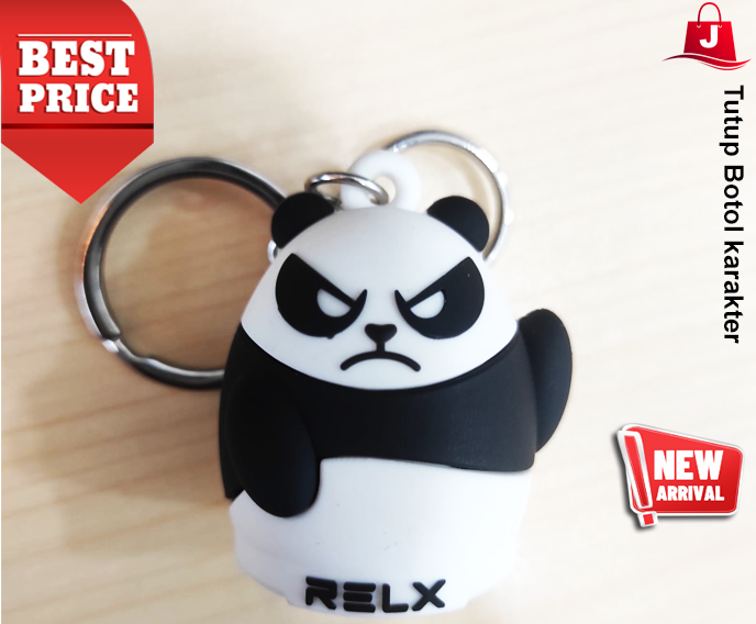 Tutup Botol Karakter Panda